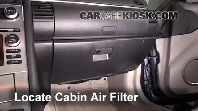 2005 Infiniti G35 3.5L V6 Coupe (2 Door) Air Filter (Cabin) Replace